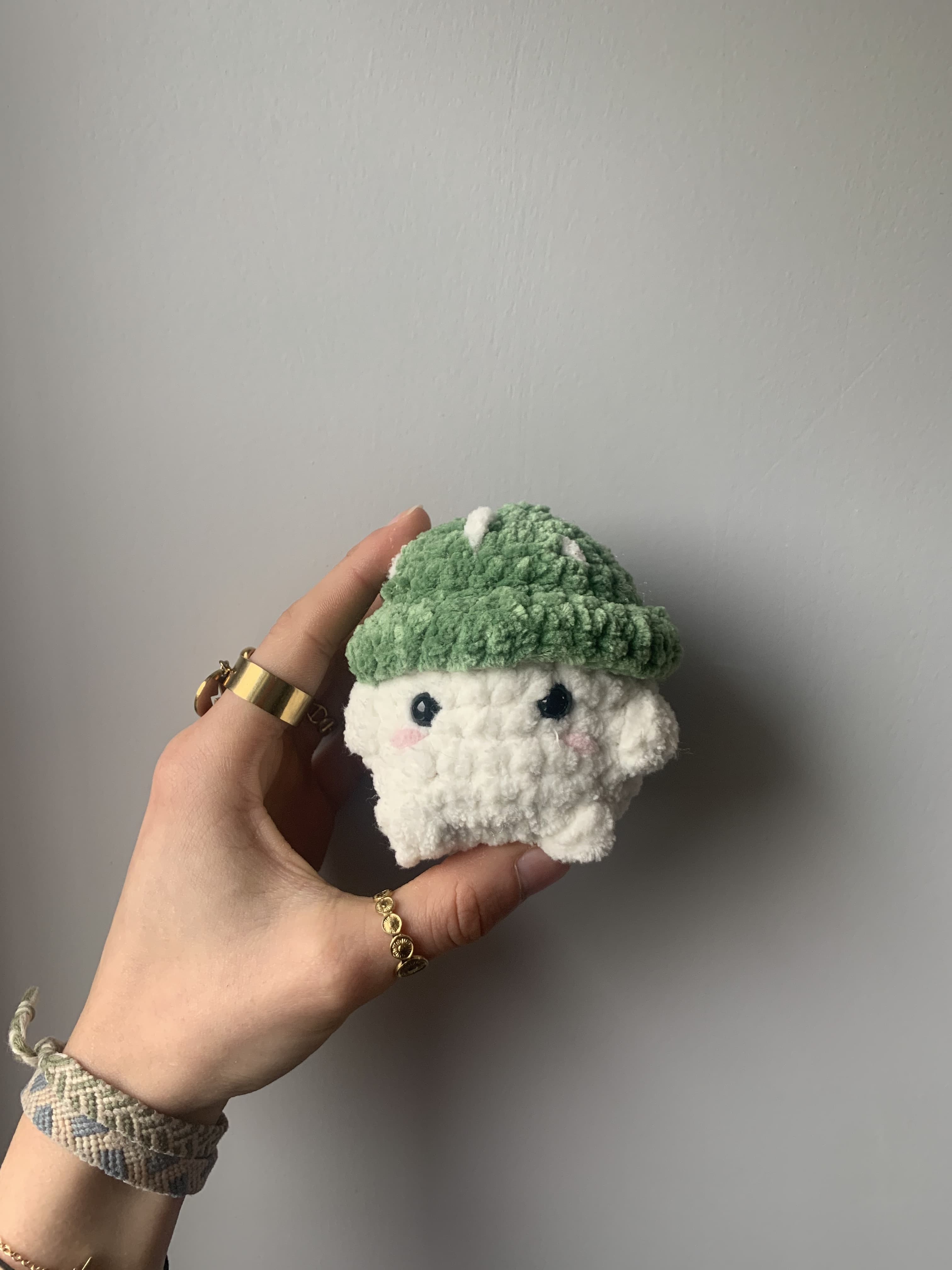 Champignon vert et blanc