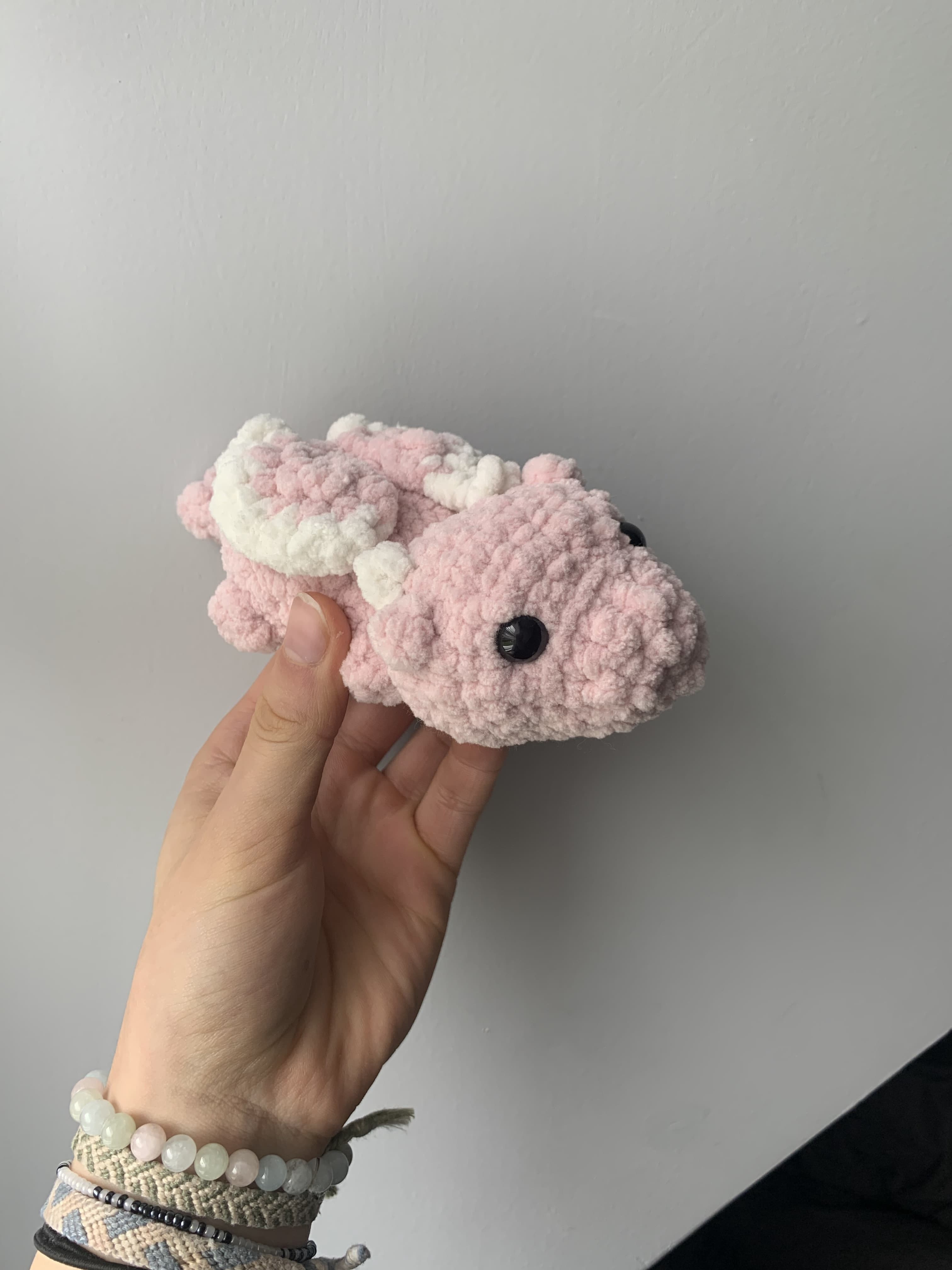 Dragon rose pâle 