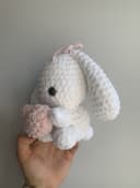 Miniature 2 de la variante Lapin blanc et rose pâle