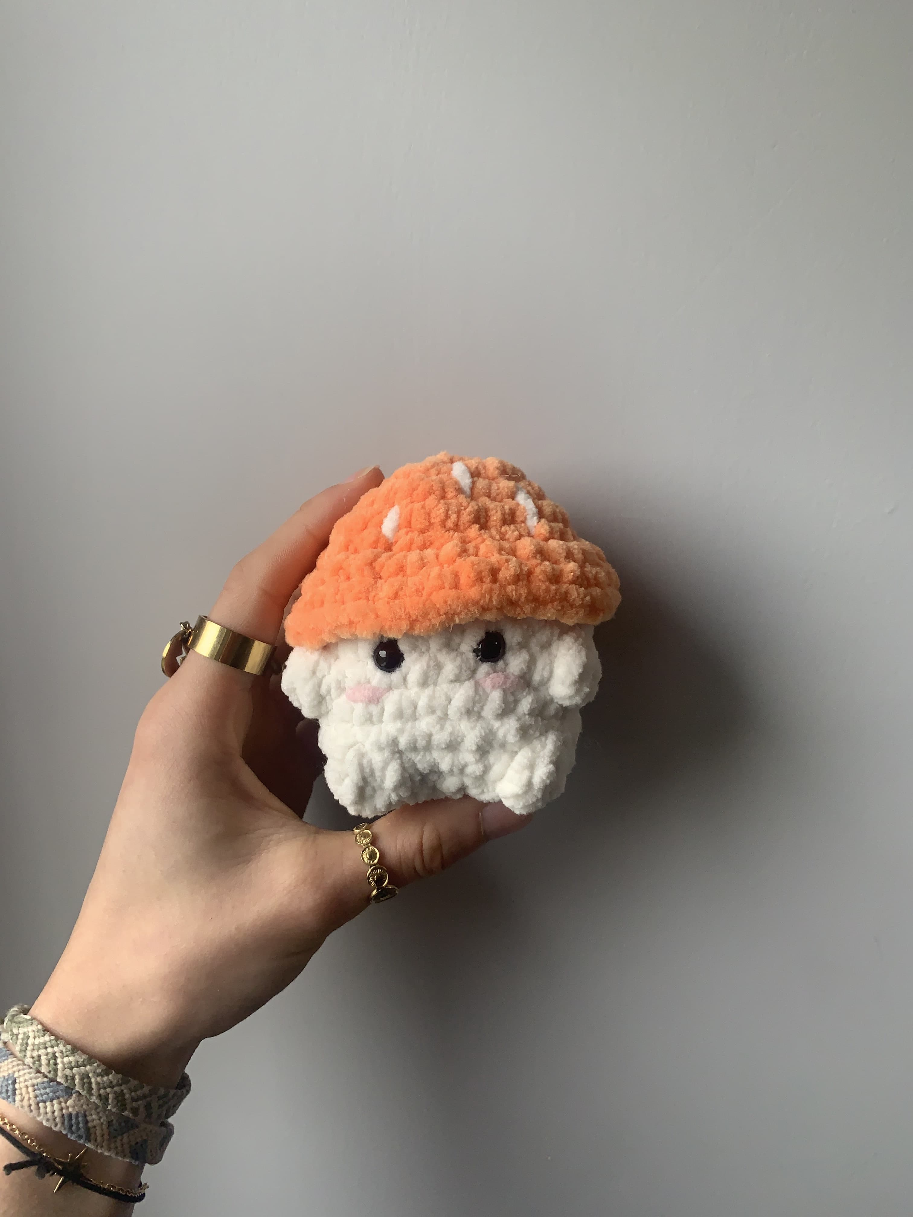 Champignon orange et blanc