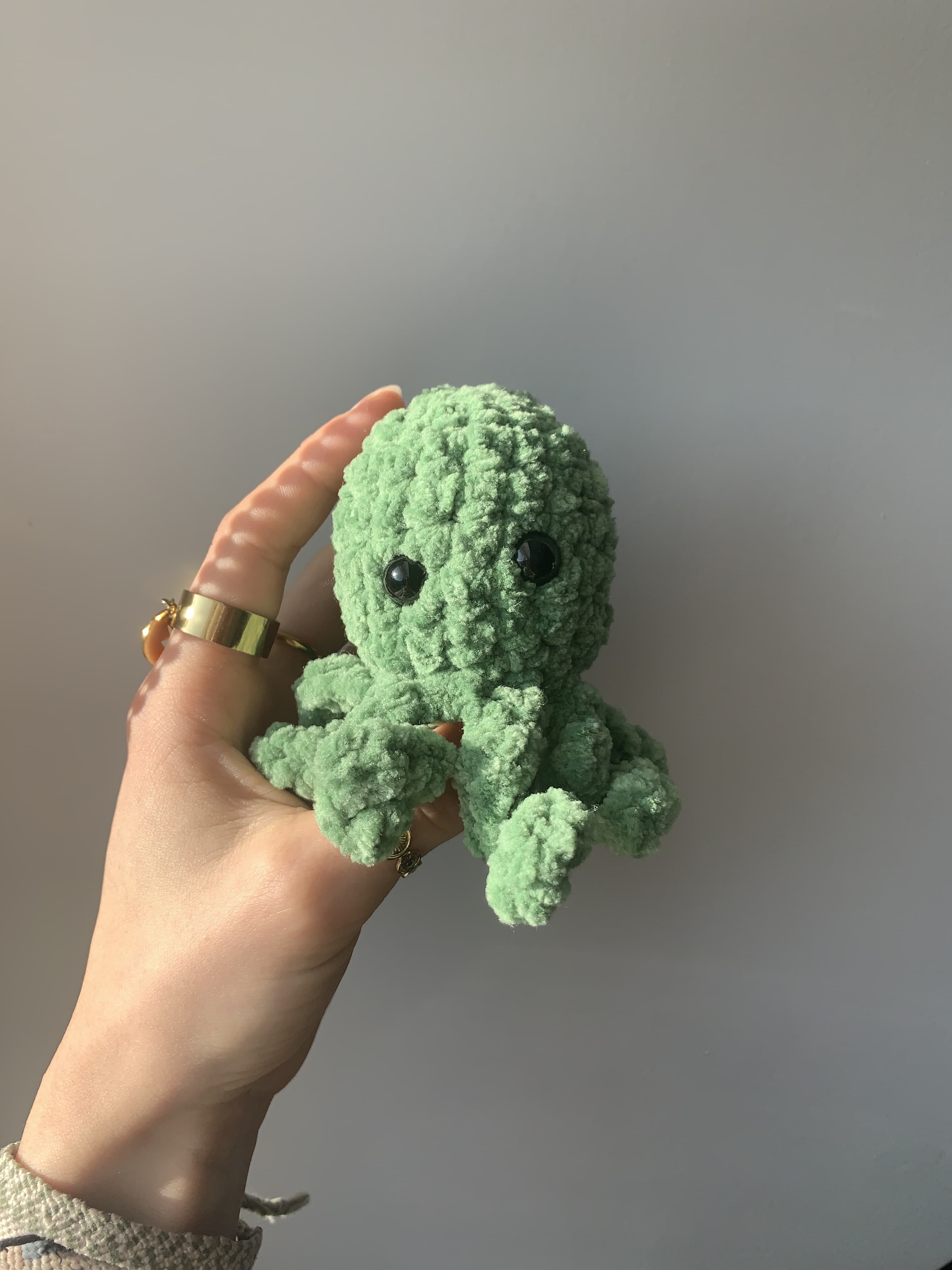 Poulpe vert foncé