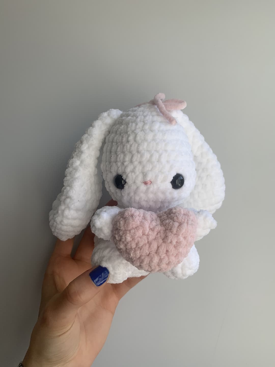 Image 1 de la variante Lapin blanc et rose pâle